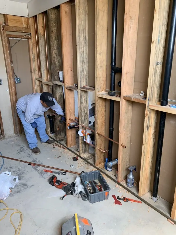 Commercial rough-in plumbing for Gas Line Repair in West Covington